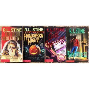 RL Stine Point Horror Fear Street Paperback Lot 4 Books 1993-94 YA Thriller VGC